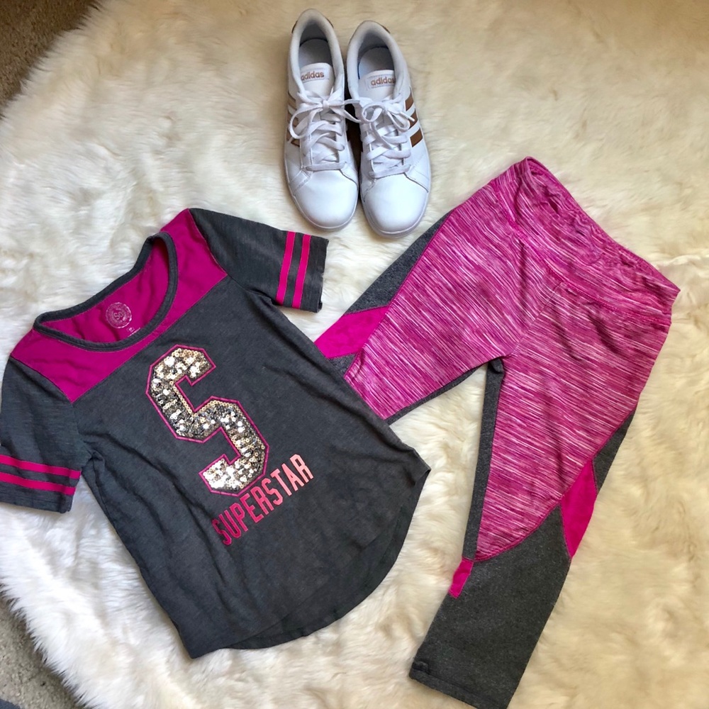 Girls Athletic Outfit Bundle